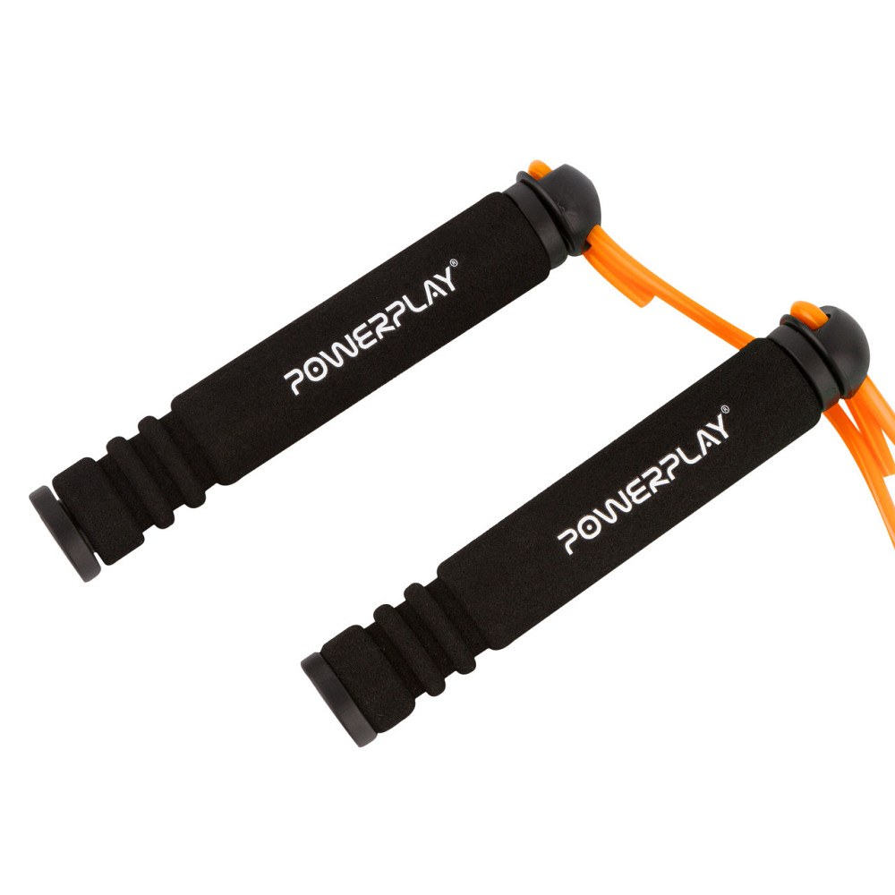 Скакалка PowerPlay 4205 Classic Plus Jump Rope Помаранчева 2,7 м Луцьк - фото 4