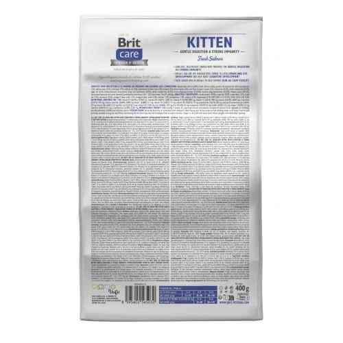 Корм сухой Brit Care Cat Grain Gentle Digestion Strong Immunity для котят для крепкого иммунитета с лососем 400 Киев