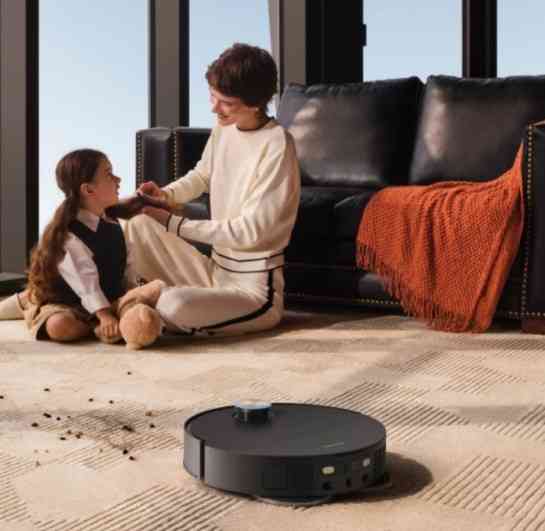 Робот-пилосос з вологим прибиранням Dreame X50 Ultra Black. Київ