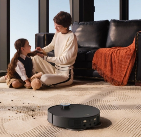 Робот-пылесос с влажной уборкой Dreame X50 Ultra Black. Киев - изображение 3