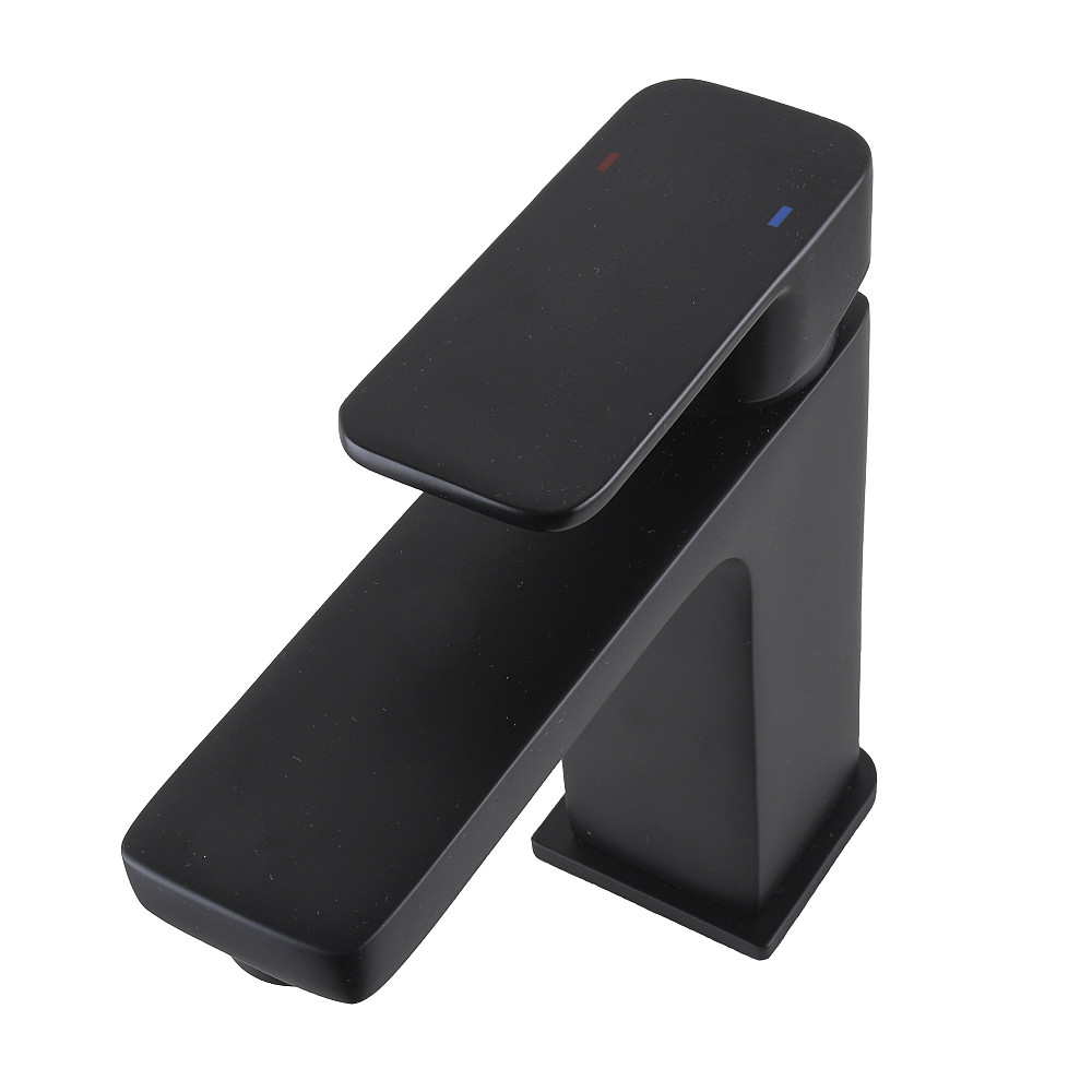 Змішувач для умивальника Globus Lux Milano GLM-0401-10-BB латунь на гайці, Чорний Мат. Луцк - изображение 4