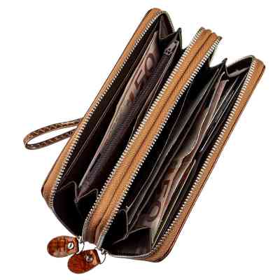 Кошелек Kivi Из экокожи Коричневый (19020) Винница