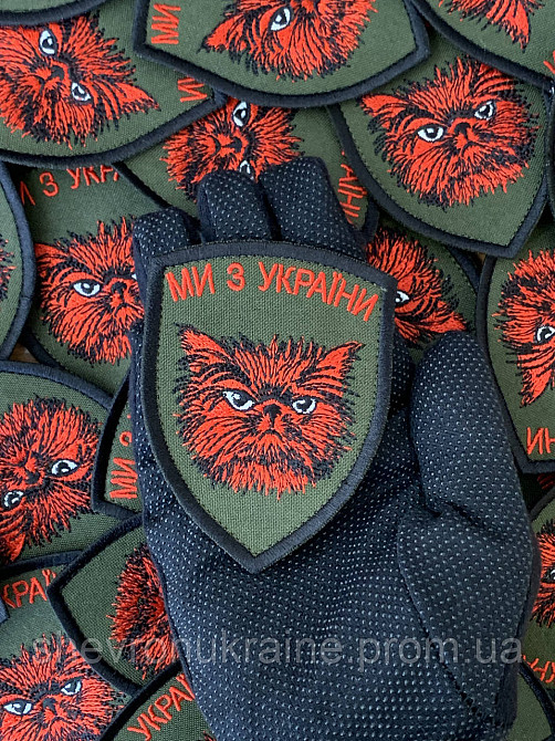 Шеврон Ми з України (Форма щит. На липучці) Розмір 8.5x7см Київ - фото 6