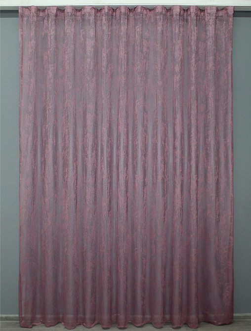 Тюль VR-Textil 1407т Мрамор Жаккард Марсала 400х270 см (42-0213) Киев - изображение 3