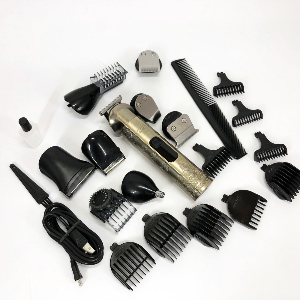 Бездротовий тример для стрижки та гоління, Домашні машинки для стрижки Електромашинка волосся NE-48 Львів - фото 4