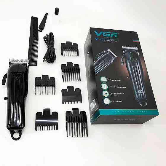 Професійна машинка для стрижки волосся в салон VGR V-282 Машинка для стрижки короткої IW-92 Львів