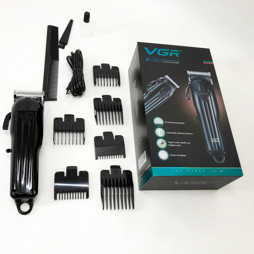 Професійна машинка для стрижки волосся в салон VGR V-282 Машинка для стрижки короткої IW-92 Львів - фото 6