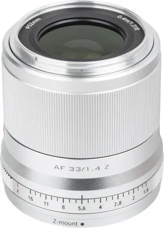 Об'єктив Viltrox AF 33 mm f/1.4 Nikon Z (Srebrny) Київ
