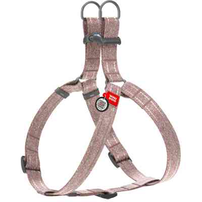 Шлея для собак WAUDOG Re-cotton з QR-паспортом S коричнева (03246) Вінниця