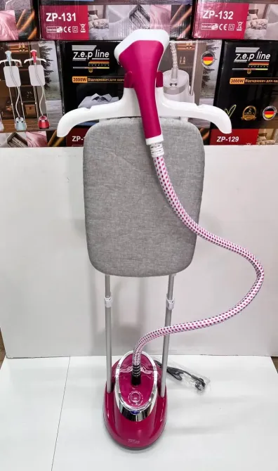 HandyHeat Красный Отпариватель вертикальный для одежды со стойкой Zepline ZP-129 3000W Коломия - фото 5