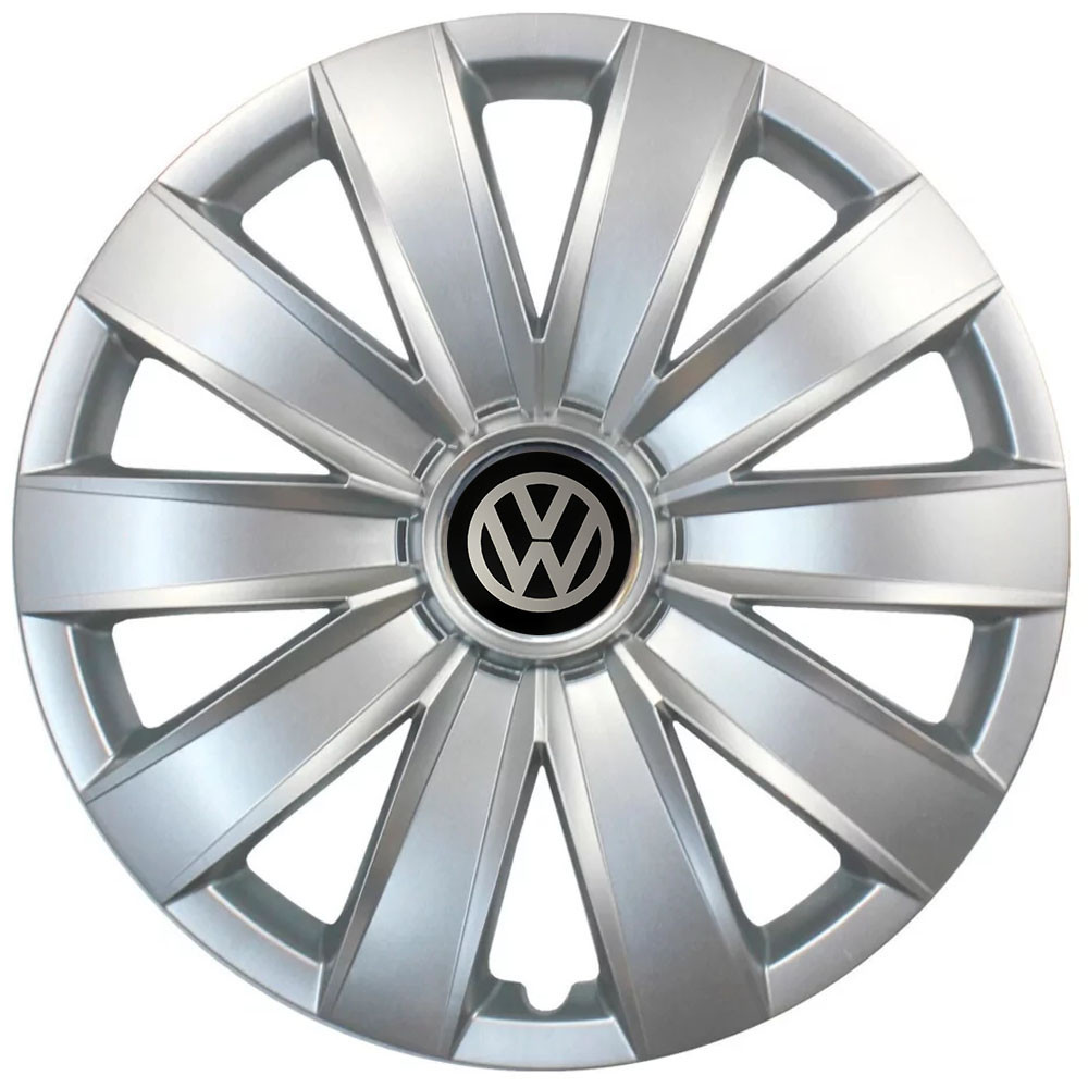 Автомобільні модельні ковпаки R16 Volkswagen 421 4шт, SJS, сріблясті Київ - фото 1