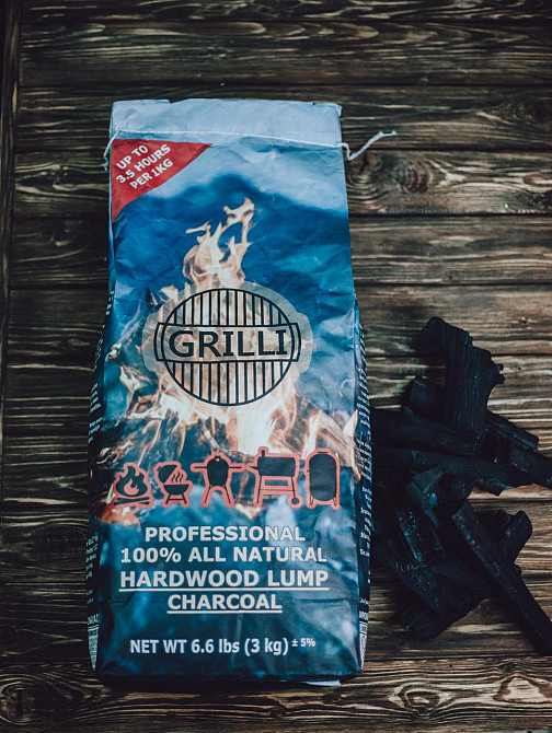 Древесный уголь 3 кг GRILLI 77782 Код: 004633 Ровно - изображение 4