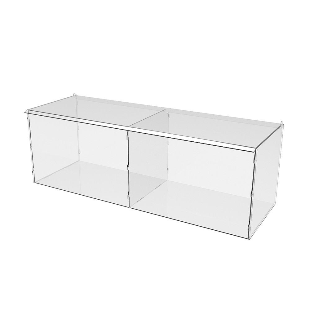 Коробка акрилова EKOSTAR 2 комірки 540х180х180 з кришкою Київ - фото 1