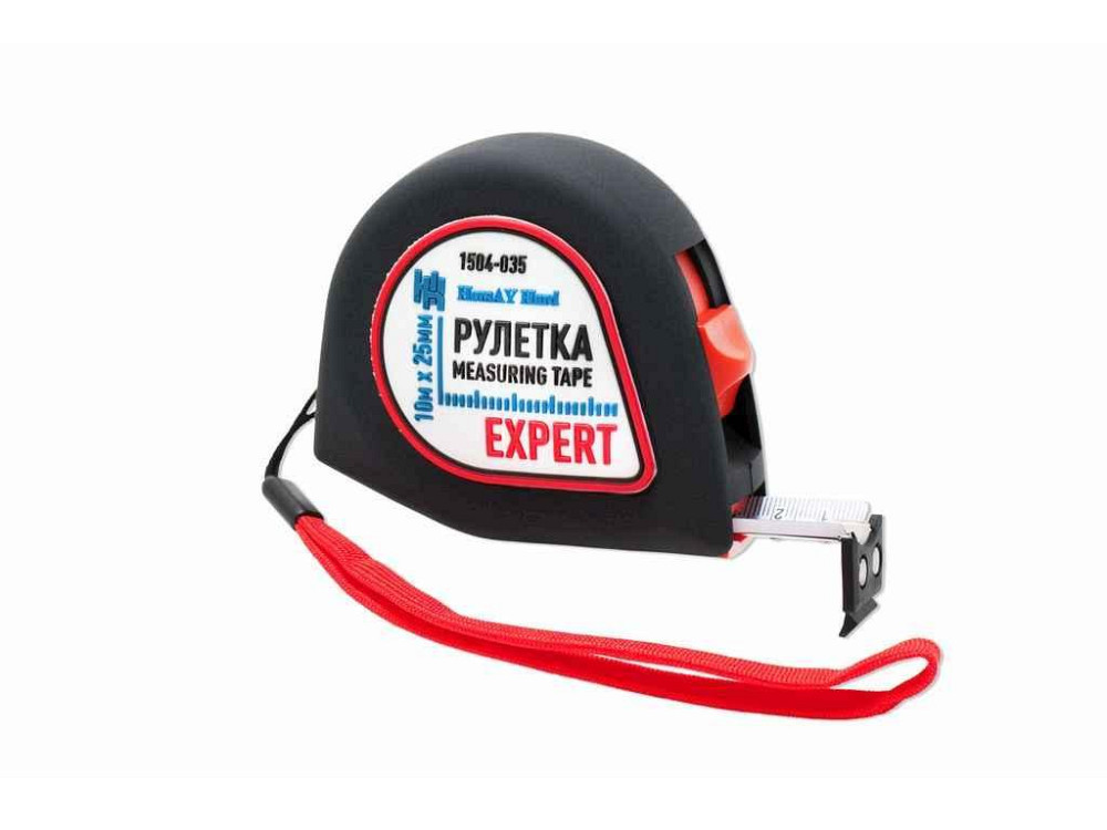 Рулетка L=10м 25мм EXPERT ТМ HorsAY Hard Київ - фото 1