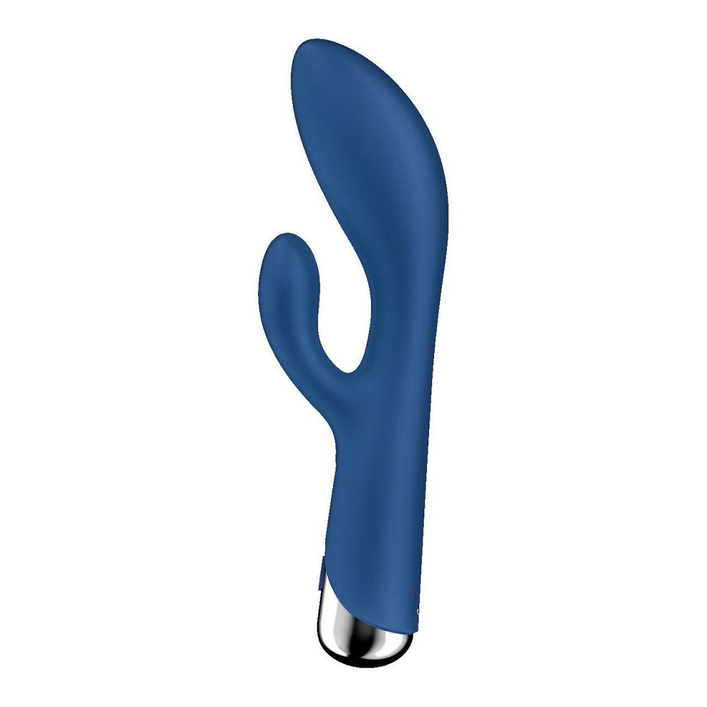 Вібратор-кролик з ротацією Satisfyer Spinning Rabbit 1 Blue, 3 мотори Sex Aura Київ - фото 3