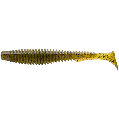 Силікон рибальський FishUP U-Shad 3&quot; 074 - Green Pumpkin Seed (9шт/уп) (1862.03.04) Вінниця - фото 1