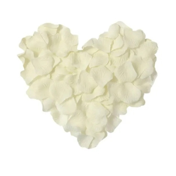 Лепестки роз искусственные 100 штук 45 на 45 мм бежевый Киев - изображение 2