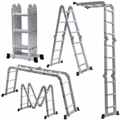 Драбина Werk шарнірна комбінована LC5416B, 4x4 (55544) Вінниця - фото 2