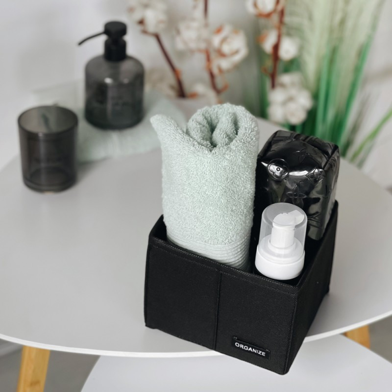 Коробочка для дрібниць 15х15х10 см (Чорний) Суми - фото 1