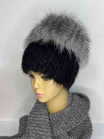 Шапка меховая женская Жаклин эдельвейс Черный Харьков