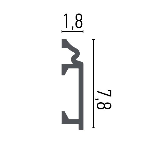 Плинтус полимерный Grand Decor HCR 507 Flexi Днепр