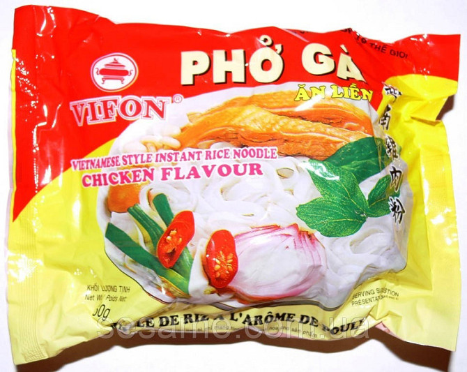 Рисова локшина ФоГа швидкого приготування курка Vifon Pho Ga 65г Харків - фото 1