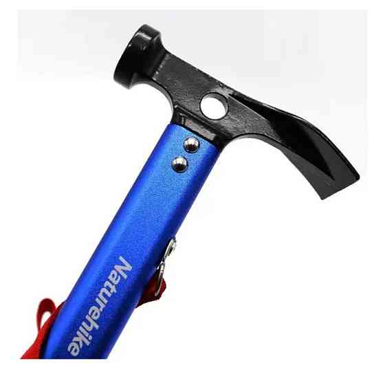 Кемпинговый молоток Naturehike NH15A010-I, алюминий, голубой Ровно
