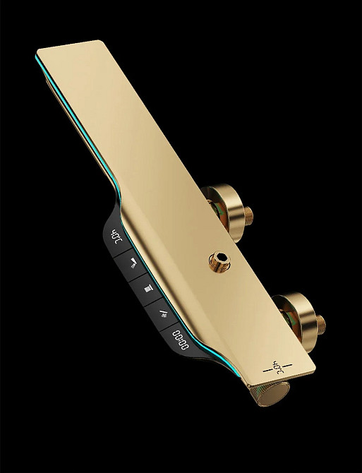 Душевая система с тропическим душем и ручной термостатической душевой системой Gun Grey (605593823) Киев - изображение 7