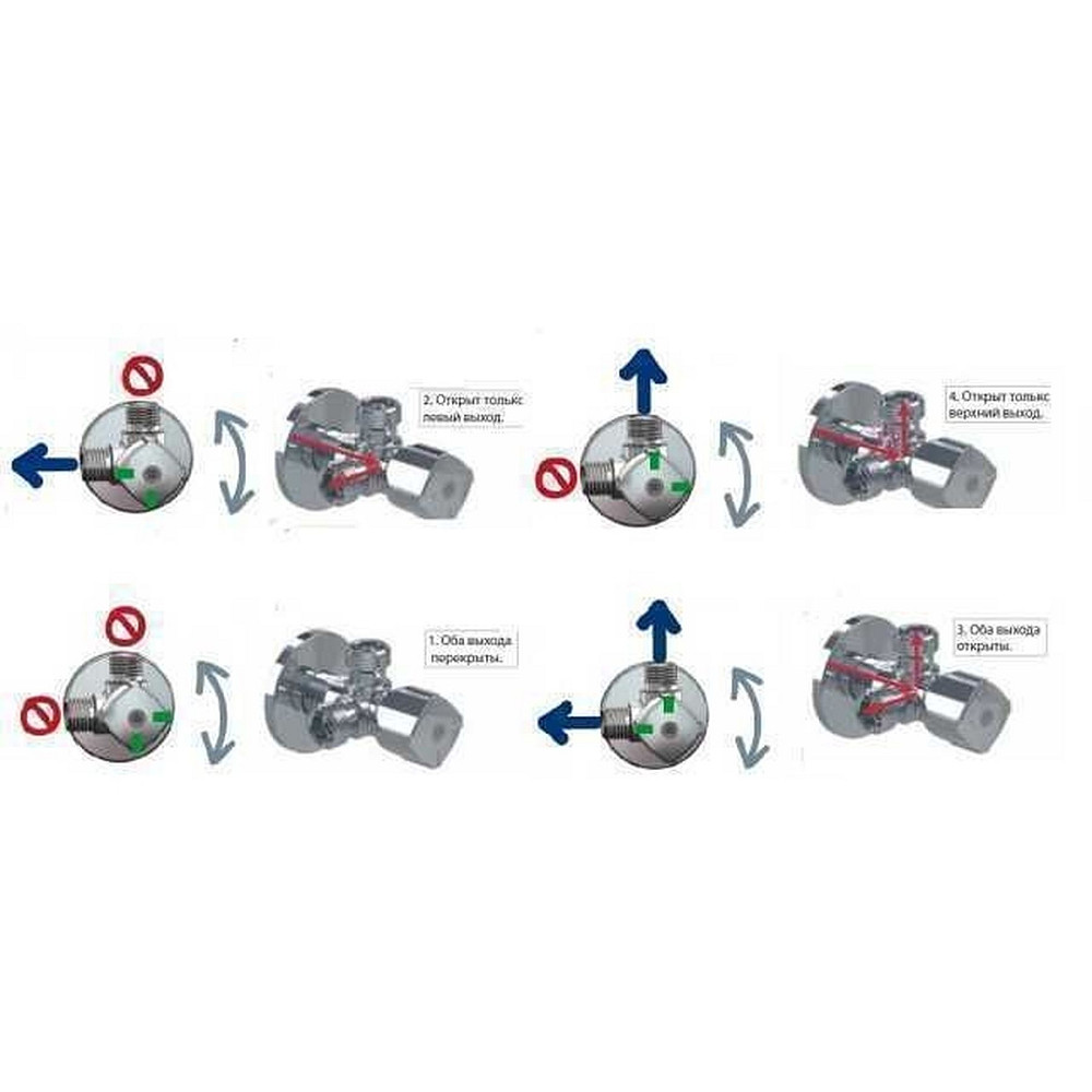 Кран кульовий кутовий подвійний ARCO 1/2″х 1/2″х1/2″ A80TWIN CQ4105 Луцк - изображение 7