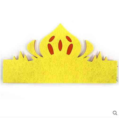 Детская маска Корона 18 на 10 см желтый Киев