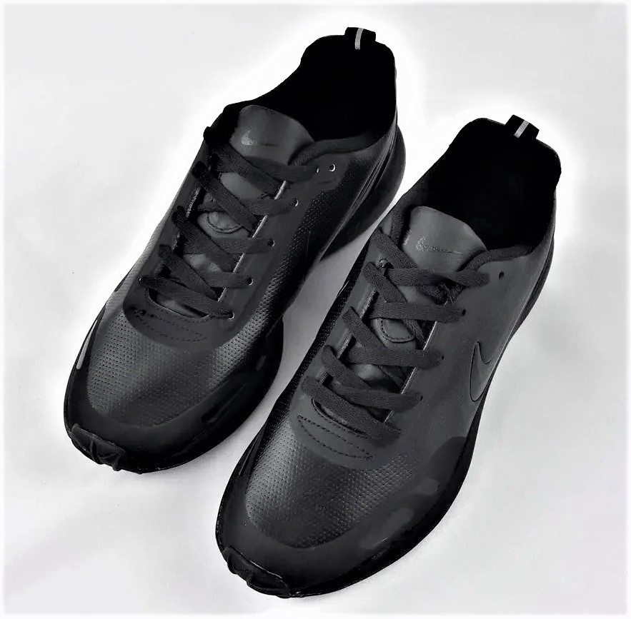 Кроссовки Nike Мужские Чёрные Кожаные Найк (размеры: 44) Видео Обзор Днепр - изображение 7