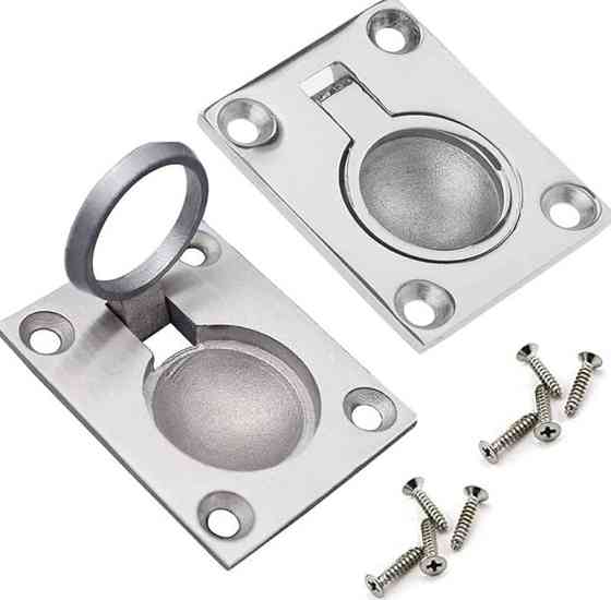 Засувка Двері З Кільцем 44Х38Мм Київ