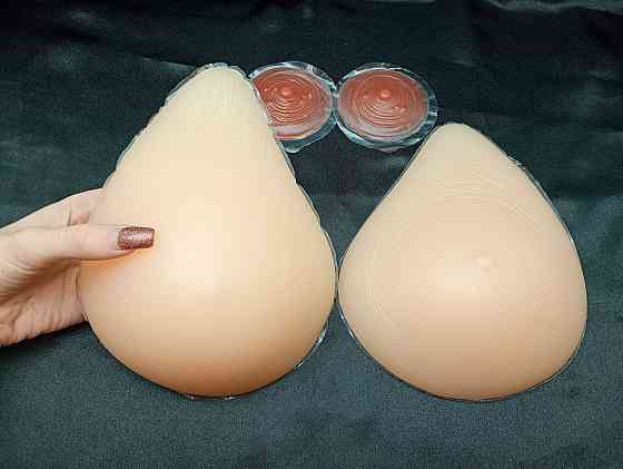 Реалістичні силіконові груди IVITA розмір CC / 105A / 100B / 95C 18*13.5*5см Луцьк