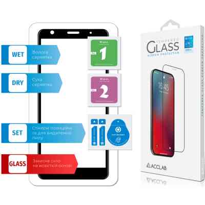 Скло захисне ACCLAB Full Glue ZTE Blade L8 (1283126508899) Вінниця