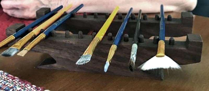 Органайзер для пензлів "Прамери" мокко Миколаїв - фото 1