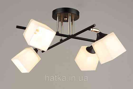 Люстра стельова Sirius B N4741/4 з поворотніми плафонами Київ