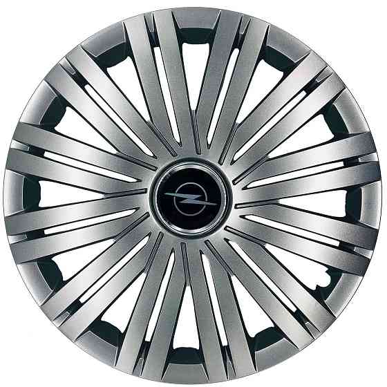 Автомобільні модельні ковпаки R13 Opel NEW 100 4шт, SJS, сріблясті Київ