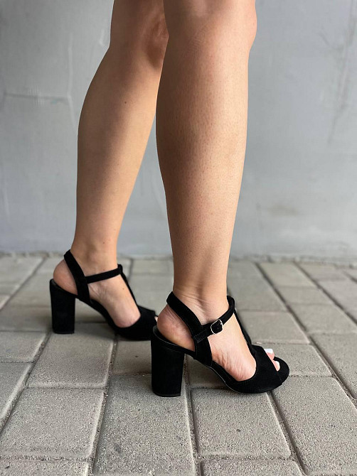 Nivelle Босоніжки жіночі NIVELLE 1702/8015-8033 чорні (літо, замша натуральна) (3403) Коломыя - изображение 5