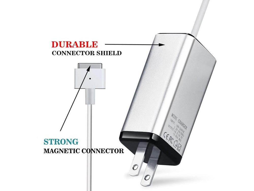 Зарядний Пристрій YGJ 60Вт MagSafe 1 Для MacBook Pro 13" 15" MacBook 2008–2009 Адаптер Живлення З Магнітним Роз'ємом T-Style Київ - фото 4