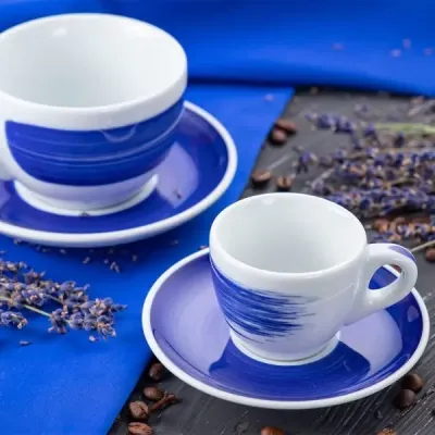 Чашка Ancap cappuccino large 260 мл, серія Verona Millecolori Blue (35127) Винница - изображение 3