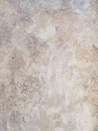 Шпалери вініл на флізеліні гарячого тиснення DU&KA Natura1.06х10 під камінь мармур коричневі Київ