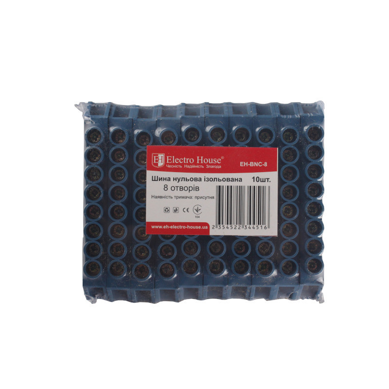 Шина нулевая изолированная, 8 отверстий Днепр - изображение 2