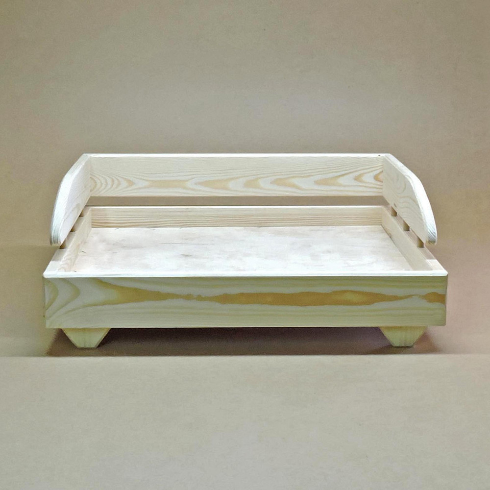 Лежак деревянный для собаки 