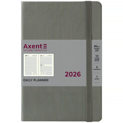 Тижневик Axent датований 2026 Partner Lines, 145х210, сірий (8815-26-03-A) Вінниця - фото 2