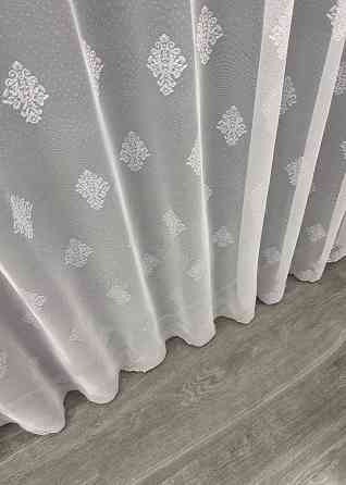 Тюль жаккард цвет молочный 1846т Киев