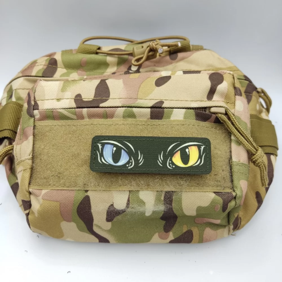 Патч / шеврон Котячі очі Laser Cut кольорові хакі Запоріжжя