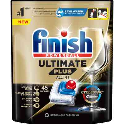 Таблетки для посудомийних машин Finish Ultimate Plus All in 1 45 шт. (5908252010981) Вінниця