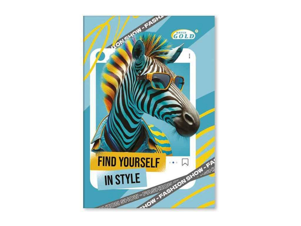 Записна книжка А6 96арк. ЗВ-27 ТМ GOLD BRISK Київ - фото 1