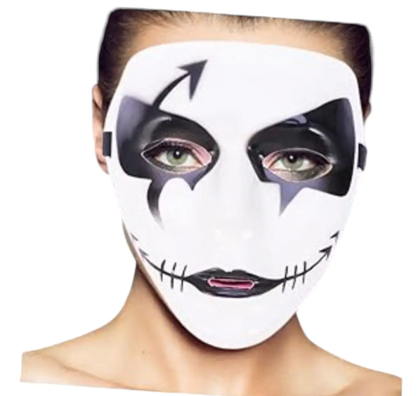 Маска на Хелловін унісекс one size білий Київ - фото 1