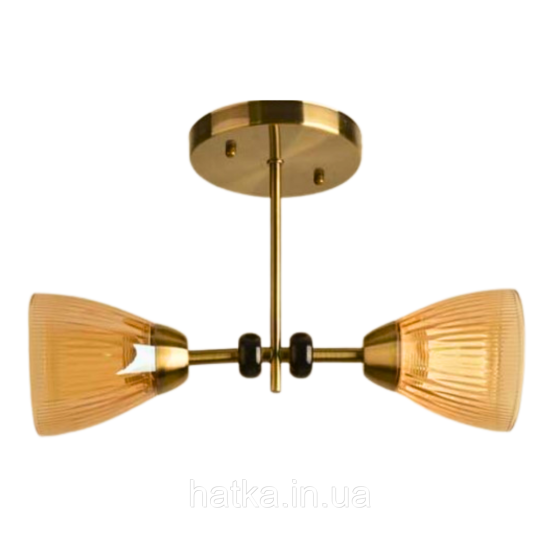Люстра стельова Sirius Л 8083/2А на 2 плафони Київ
